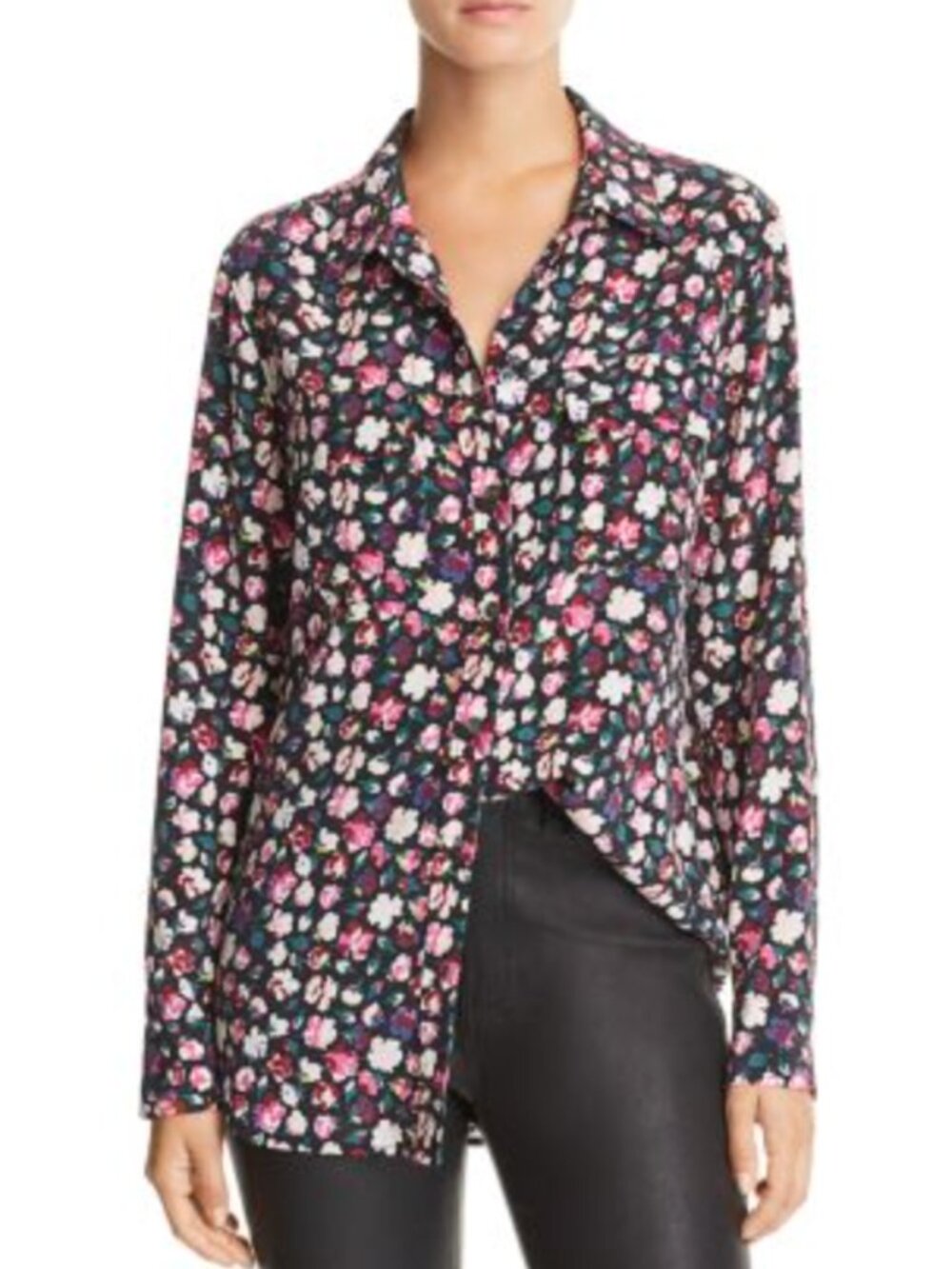 Equipment | Slim Signature Floral Shirt